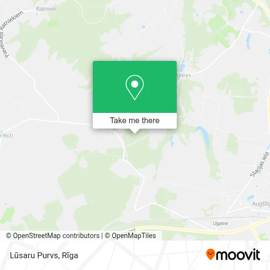 Lūsaru Purvs map