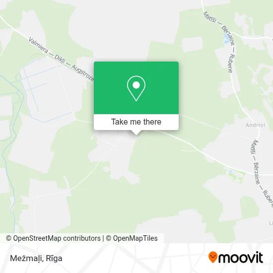 Mežmaļi map