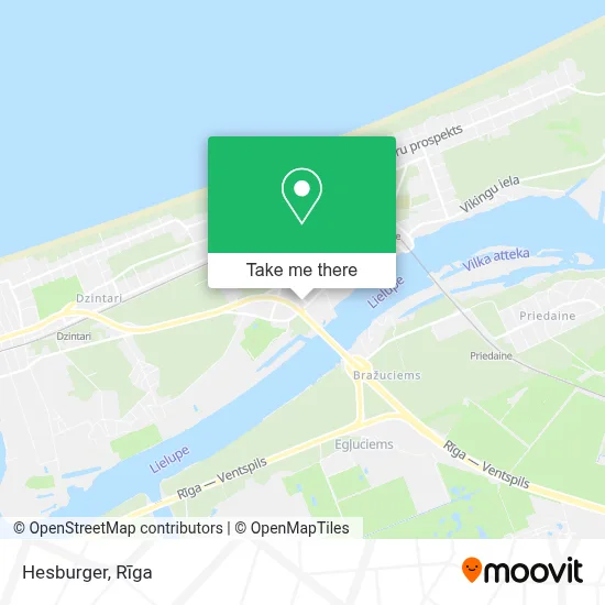 Hesburger map