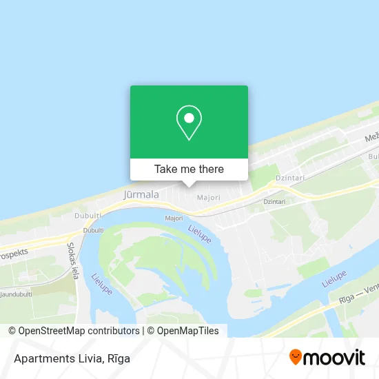Apartments Livia map