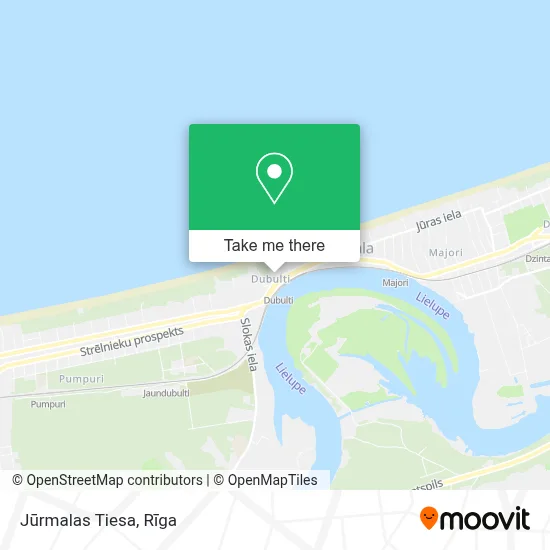 Jūrmalas Tiesa map