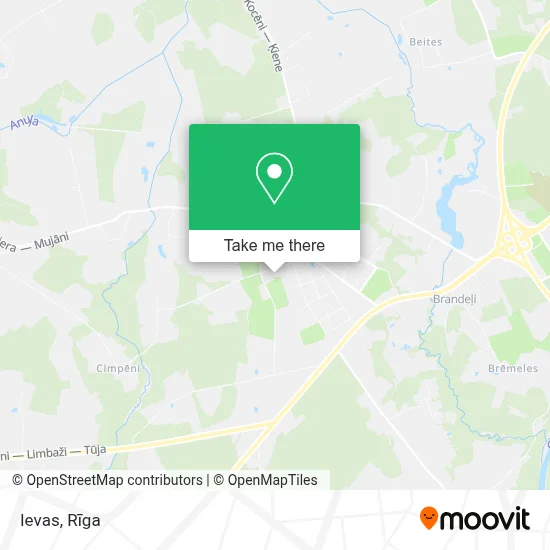 Ievas map