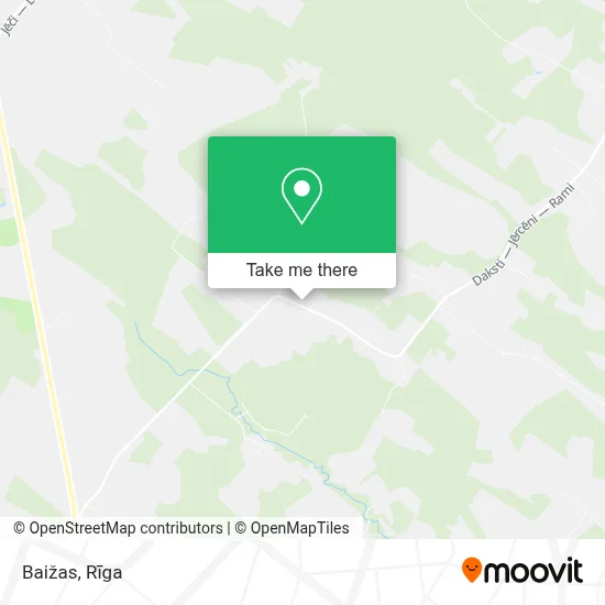 Baižas map