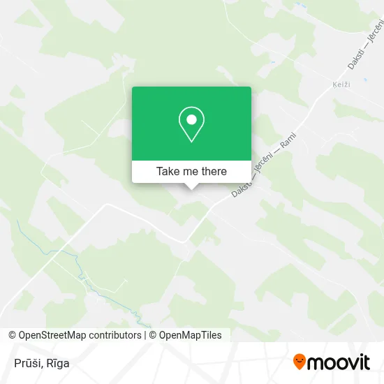 Prūši map