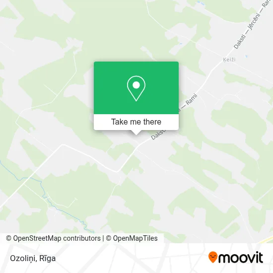 Ozoliņi map