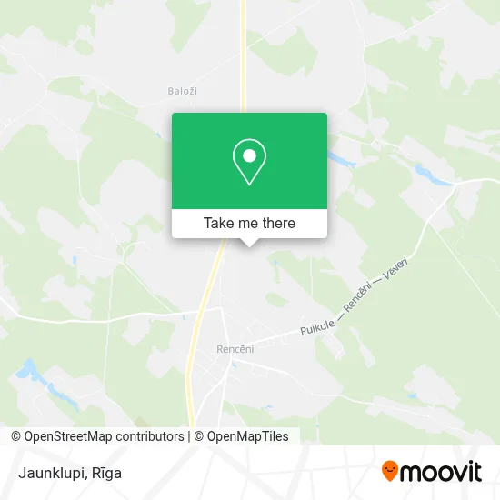 Jaunklupi map