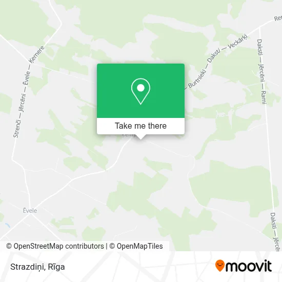 Strazdiņi map