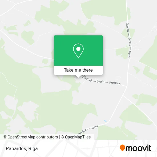 Papardes map