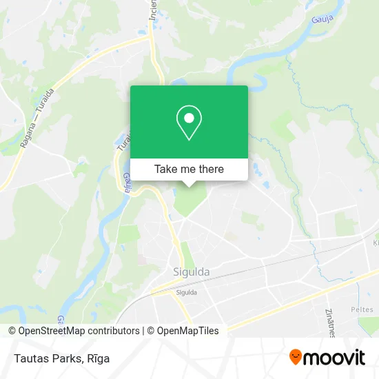Tautas Parks map