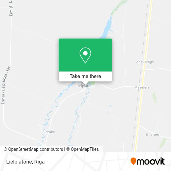 Lielplatone map