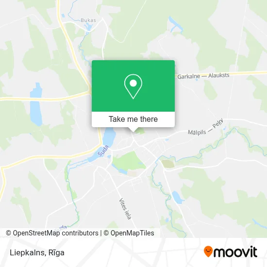 Liepkalns map