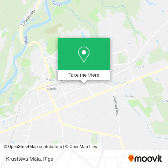 Krusttēvu Māja map
