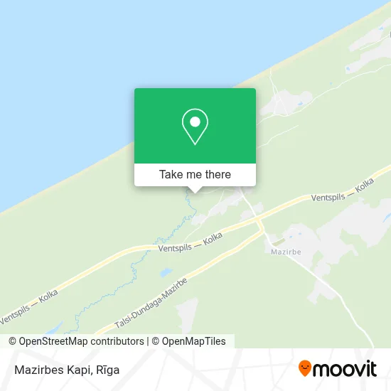 Mazirbes Kapi map