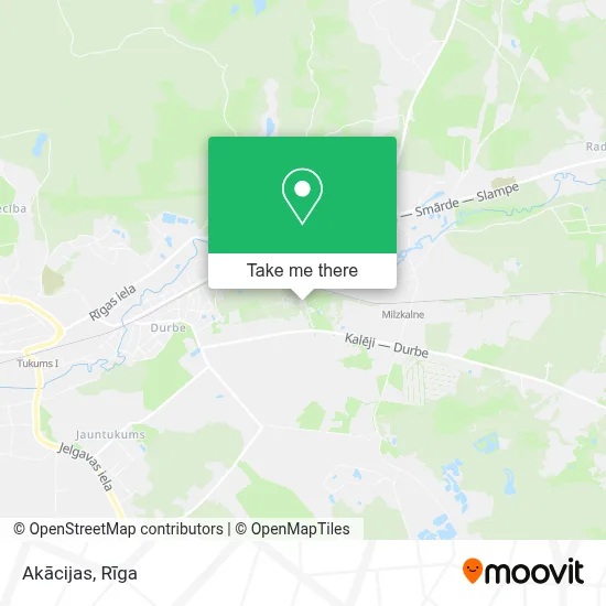 Akācijas map