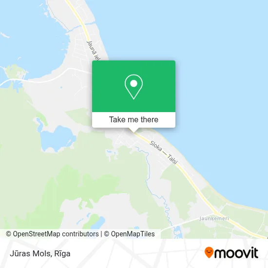 Jūras Mols map