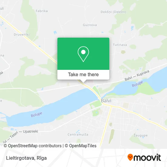 Lieltirgotava map