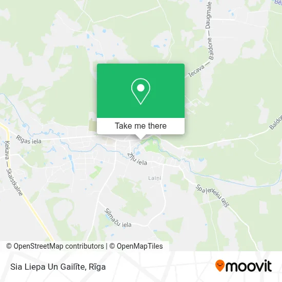 Sia Liepa Un Gailīte map