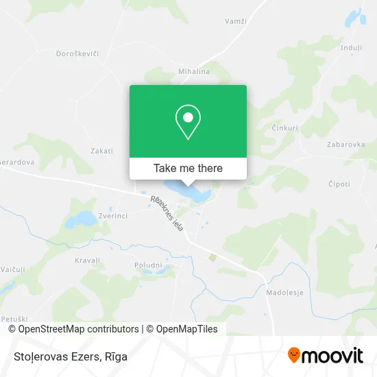 Stoļerovas Ezers map
