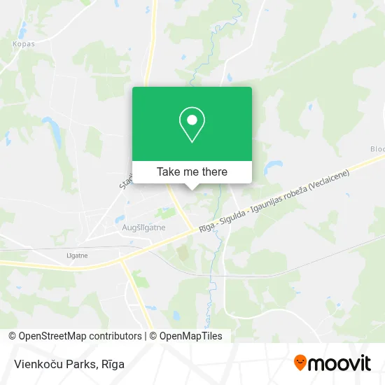 Vienkoču Parks map