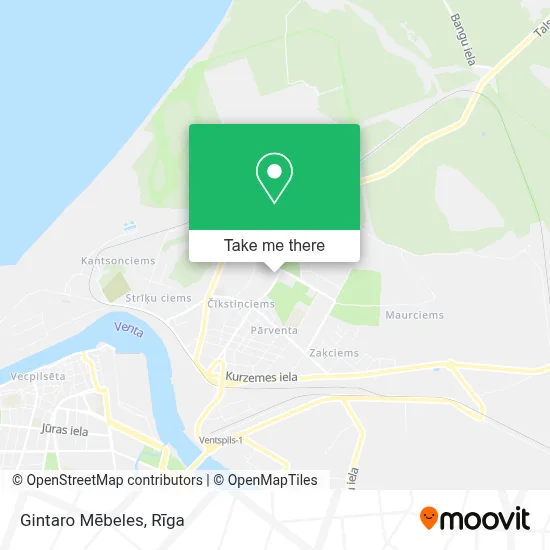 Gintaro Mēbeles map