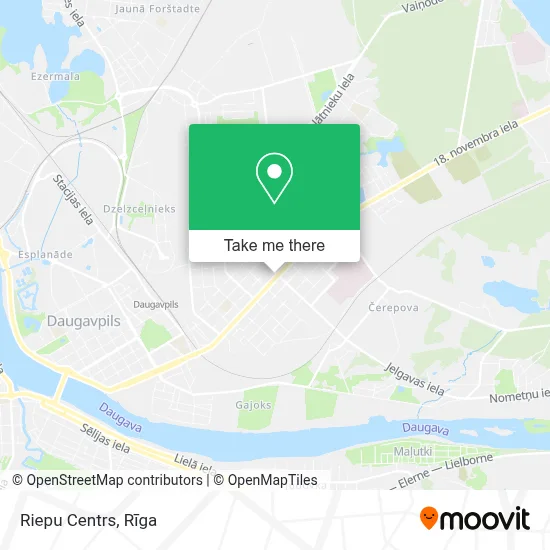 Riepu Centrs map