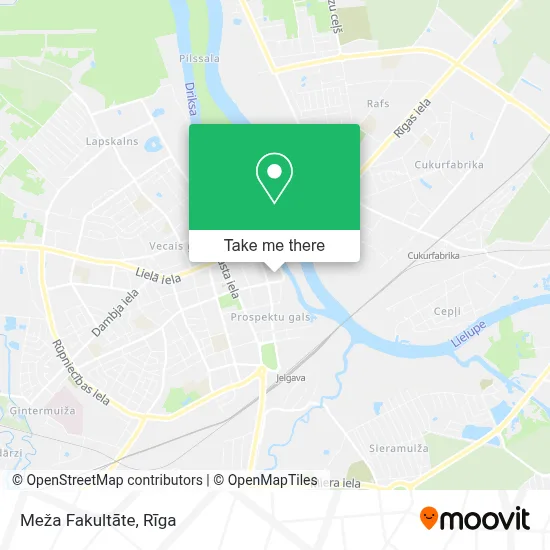 Meža Fakultāte map