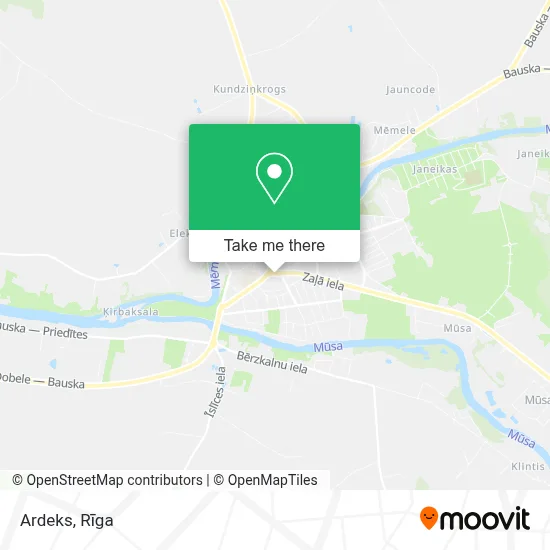 Ardeks map