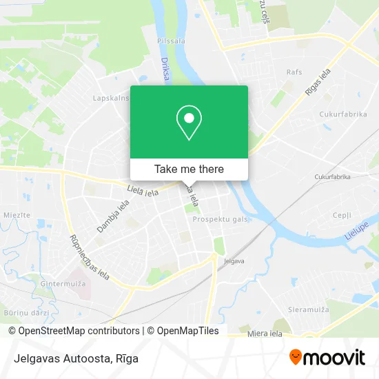 Jelgavas Autoosta map
