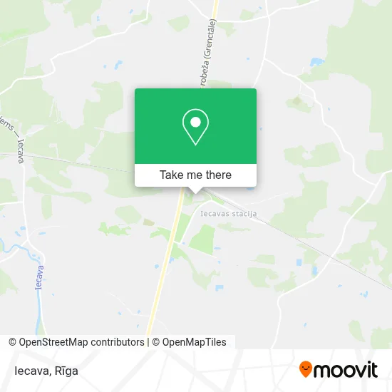 Iecava map