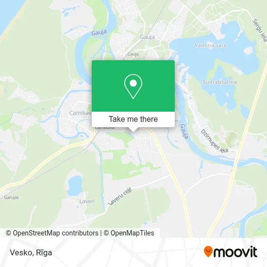 Vesko map
