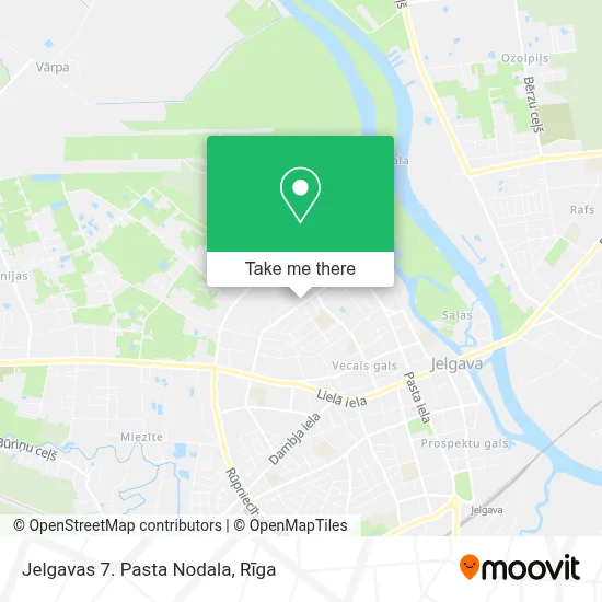 Jelgavas 7. Pasta Nodala map