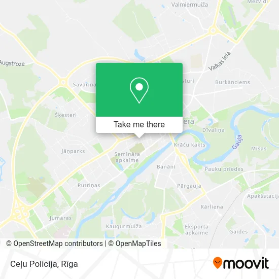Ceļu Policija map