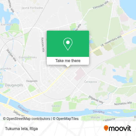 Tukuma Iela map