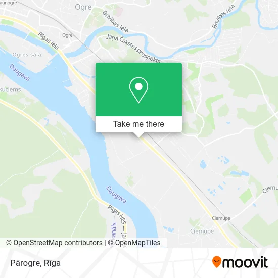 Pārogre map