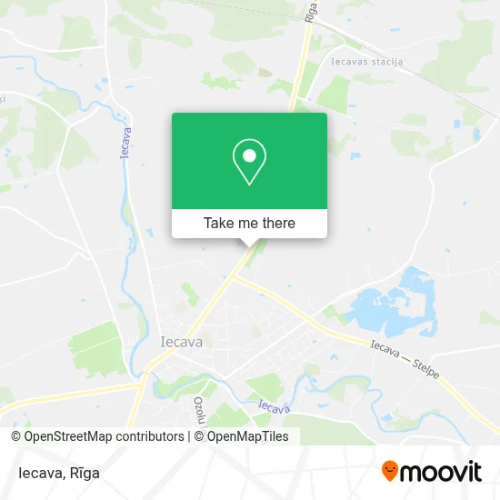 Iecava map