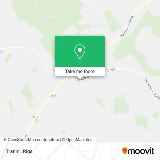 Traniņi map