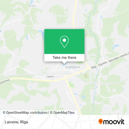 Laivene map