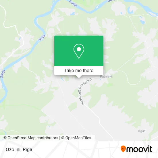 Ozoliņi map