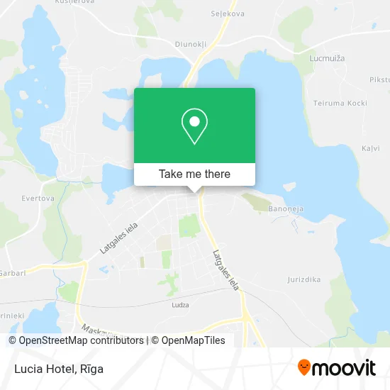Hotel Lucia map