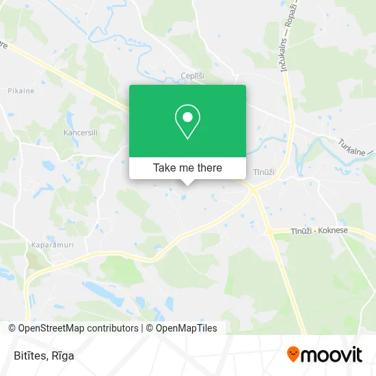 Bitītes map