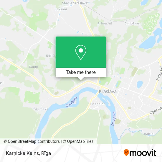 Karņicka Kalns map