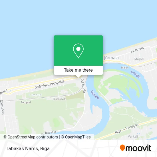Tabakas Nams map