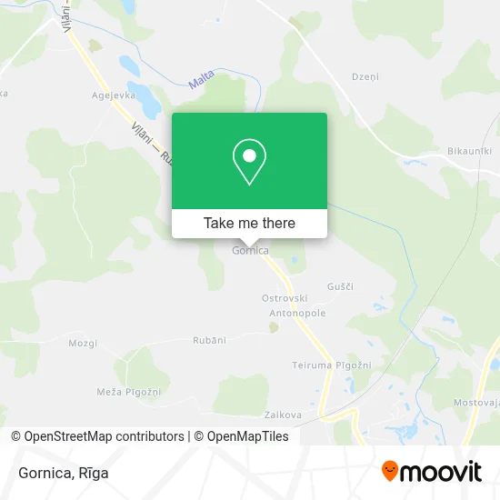 Gornica map