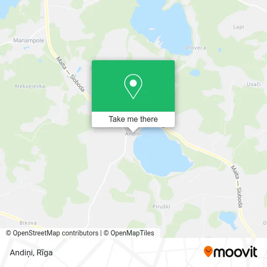 Andiņi map