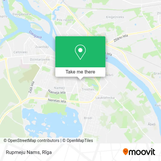 Rupmeju Nams map