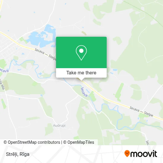 Strēļi map
