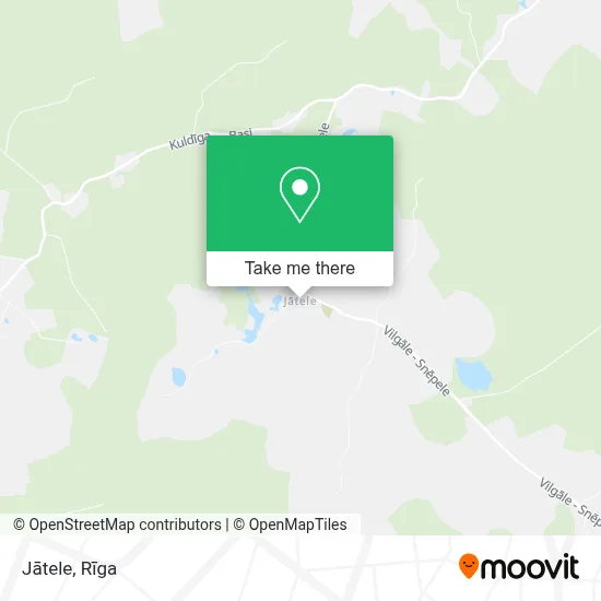 Jātele map