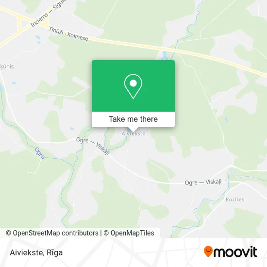 Aiviekste map
