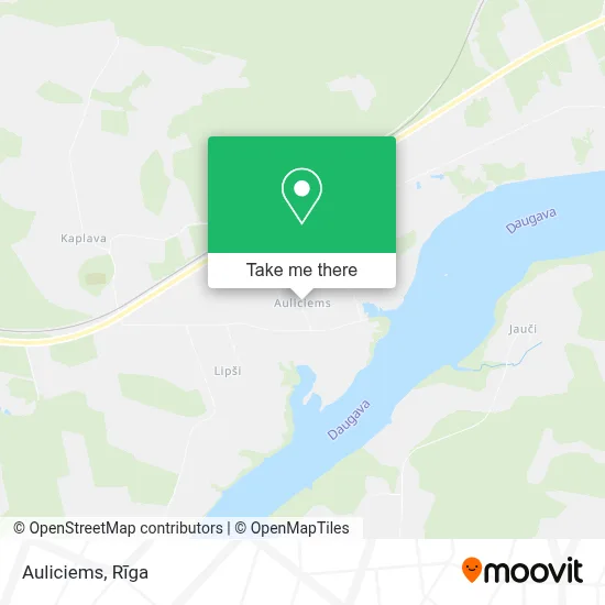 Auliciems map