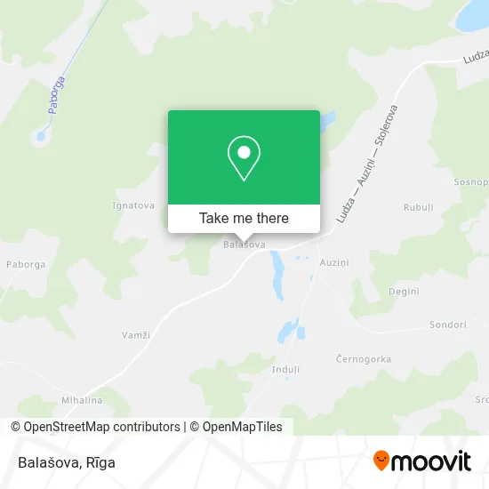 Balašova map